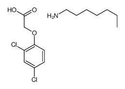 2-(2,4-dichlorophenoxy)acetic acid: heptan-1-amine picture