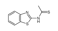 Ethanethioamide, N-2-benzothiazolyl- (9CI)结构式