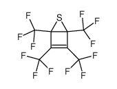 1,2,3,4-tetrakis(trifluoromethyl)-5-thiabicyclo[2.1.0]pent-2-ene结构式