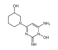 1-(6-amino-1-hydroxy-2-iminopyrimidin-4-yl)piperidin-3-ol Structure