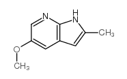 1H-Pyrrolo[2,3-b]pyridine, 5-methoxy-2-methyl- Structure