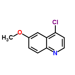 4-Chloro-6-methoxyquinoline Structure