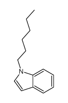 1-hexylindole Structure