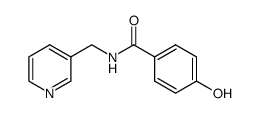 4-hydroxy-N-pyridin-3-ylmethyl-benzamide结构式