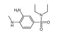 3-Amino-N,N-diethyl-4-(methylamino)benzenesulfonamide structure