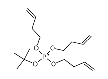 tris-but-3-enyloxy-tert-butoxy-λ5-phosphanyl Structure