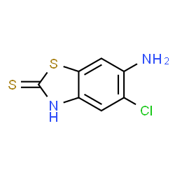 2(3H)-Benzothiazolethione,6-amino-5-chloro-(9CI) Structure