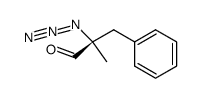 (S)-2-azido-2-methyl-3-phenylpropanal Structure