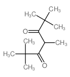 2,2,4,6,6-pentamethylheptane-3,5-dione Structure