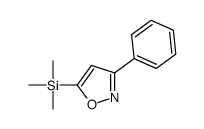 trimethyl-(3-phenyl-1,2-oxazol-5-yl)silane结构式