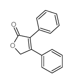 3,4-二苯基-5H-呋喃-2-酮结构式