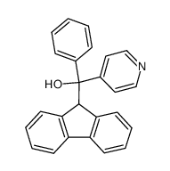 fluoren-9-yl-phenyl-pyridin-4-yl-methanol Structure