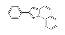 2-Phenylpyrazolo(1,5-a)quinoline Structure