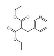 diethyl 2-(pyridin-3-ylmethyl)propanedioate结构式