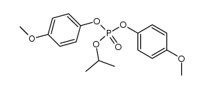 phosphoric acid isopropyl ester bis-(4-methoxy-phenyl) ester结构式