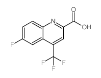 6-Fluoro-4-(trifluoromethyl)-quinoline-2-carboxylic acid Structure