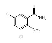 2-amino-3,5-dichloro-benzenecarbothioamide structure