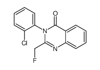 3-(2-chlorophenyl)-2-(fluoromethyl)quinazolin-4-one结构式