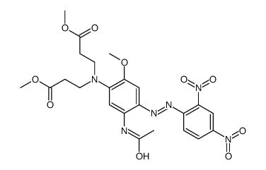 methyl N-[5-(acetylamino)-4-[(2,4-dinitrophenyl)azo]-2-methoxyphenyl]-N-(3-methoxy-3-oxopropyl)-beta-alaninate picture