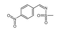 N-[(4-nitrophenyl)methylidene]methanesulfonamide结构式