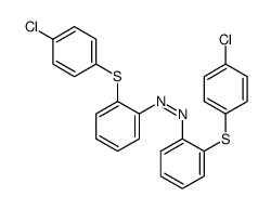 bis[2-(4-chlorophenyl)sulfanylphenyl]diazene Structure