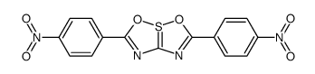 2,6-bis-(4-nitro-phenyl)-4λ4-[1,2,4]oxathiazolo[2,3-b][1,2,4]oxathiazole结构式