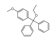 1-[ethoxy(diphenyl)methyl]-4-methoxybenzene结构式