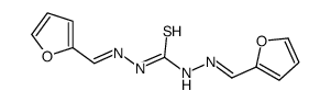 1,3-bis(furan-2-ylmethylideneamino)thiourea Structure