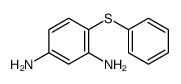 4-phenylsulfanylbenzene-1,3-diamine结构式