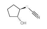 (1R,2R)-2-thiocyanatocyclopentan-1-ol结构式