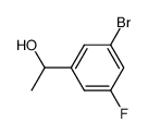 (+/-)-1-(3-bromo-5-fluorophenyl)ethanol Structure