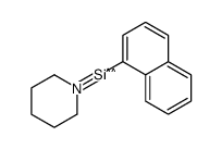 naphthalen-1-yl(piperidin-1-yl)silicon结构式