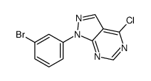 1-(3-溴苯基)-4-氯-1H-吡唑并[3,4-d]嘧啶图片