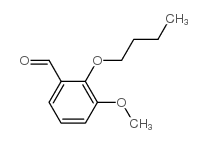 2-butoxy-3-methoxybenzaldehyde structure