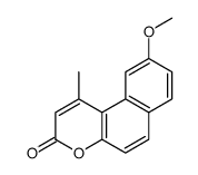 9-methoxy-1-methylbenzo[f]chromen-3-one结构式