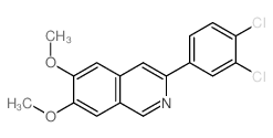 3-(3,4-dichlorophenyl)-6,7-dimethoxy-isoquinoline Structure