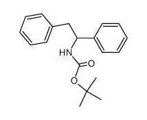 tert-butyl (1,2-diphenylethyl)carbamate Structure