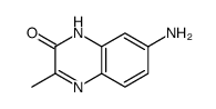 2(1H)-Quinoxalinone,7-amino-3-methyl-(9CI) structure