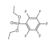 diethyl perfluorophenylphosphonate Structure