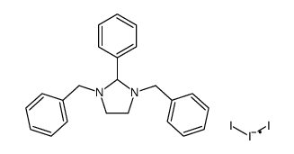 1,3-dibenzyl-2-phenylimidazolidine,triiodide结构式