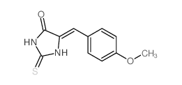 4-Imidazolidinone, 5-((4-methoxyphenyl)methylene)-2-thioxo- picture