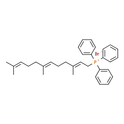 Triphenyl(3,7,11-triMethyldodeca-2,6,10-trien-1-yl)phosphonium bromide Structure