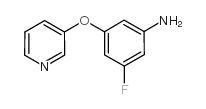 3-fluoro-5-(pyridin-3-yloxy)aniline Structure