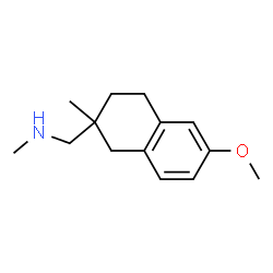 2-Naphthalenemethanamine,1,2,3,4-tetrahydro-6-methoxy-N,2-dimethyl-(9CI) structure