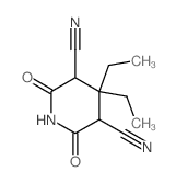 4,4-diethyl-2,6-dioxo-piperidine-3,5-dicarbonitrile picture