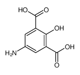 5-amino-2-hydroxybenzene-1,3-dicarboxylic acid structure