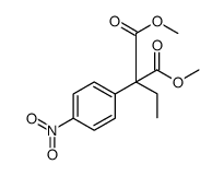 Propanedioic acid, 2-ethyl-2-(4-nitrophenyl)-, 1,3-dimethyl ester Structure