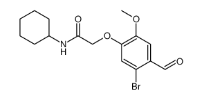 Acetamide, 2-(5-bromo-4-formyl-2-methoxyphenoxy)-N-cyclohexyl图片