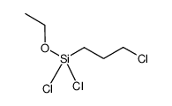 (3-chloropropyl)-ethoxy-dichlorosilane结构式