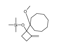 [1-(1-methoxycyclooctyl)-2-methylidenecyclobutyl]oxy-trimethylsilane Structure